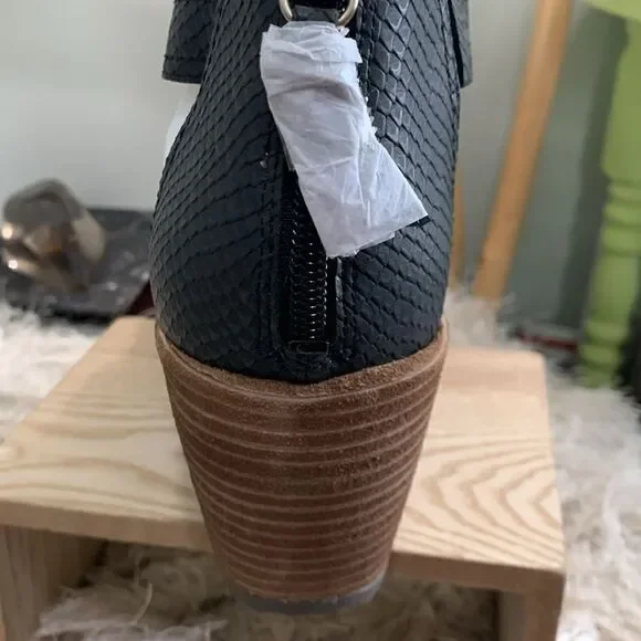 Dr. Scholl's Shoes Women's Long Island Ankle Straps Black Sandal Size 10 Medium - Picture 11 of 17